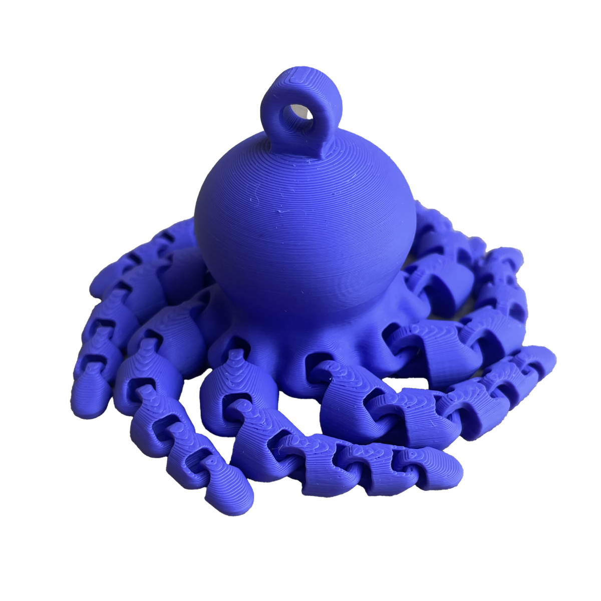 Brelok Ośmiornica z Ruchomymi Mackami - Druk 3D