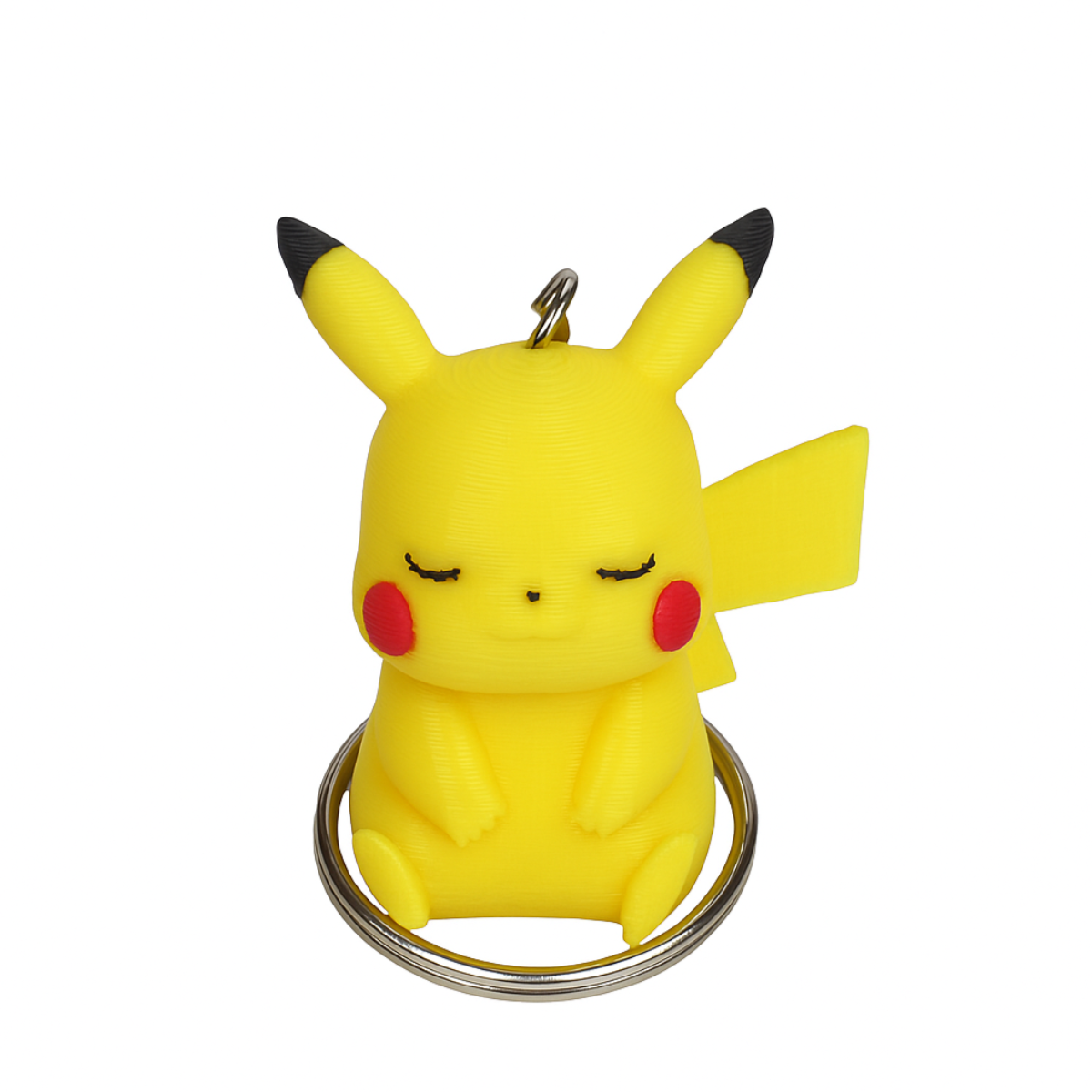 Breloczek Pikachu z Drukarki 3D – Kultowy Pokémon w Uroczej Pozycji