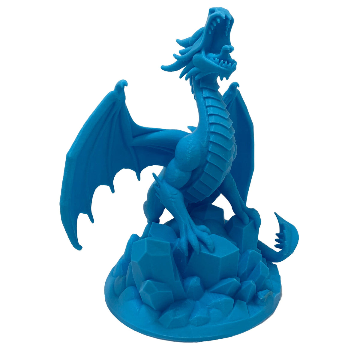 Figurka Smok na Kryształach - Druk 3D
