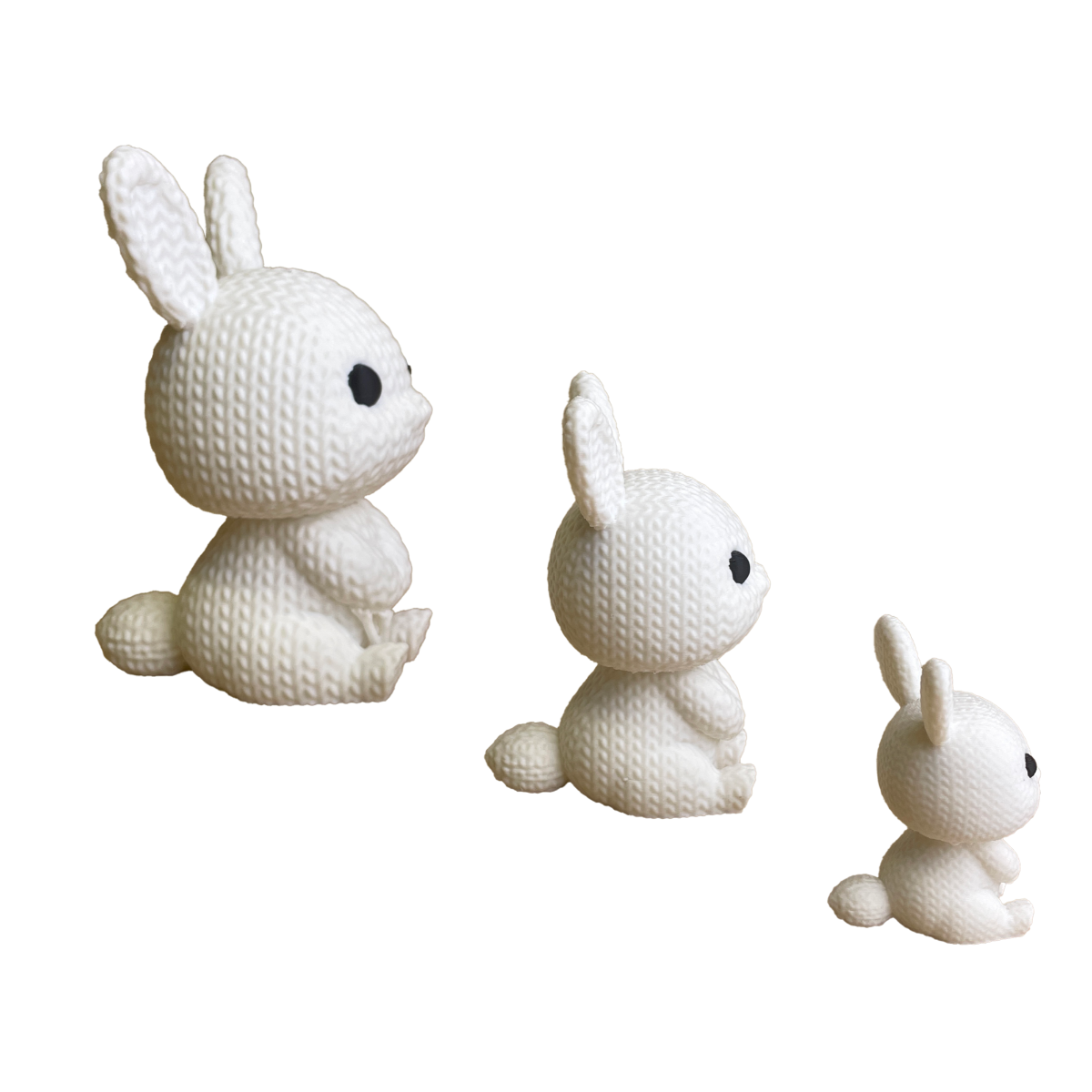 Króliczki 3D – Szydełkowy Efekt w Stylu Handmade