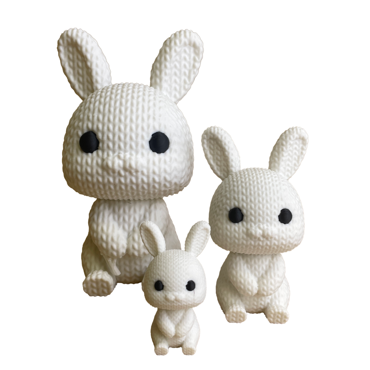 Króliczki 3D – Szydełkowy Efekt w Stylu Handmade