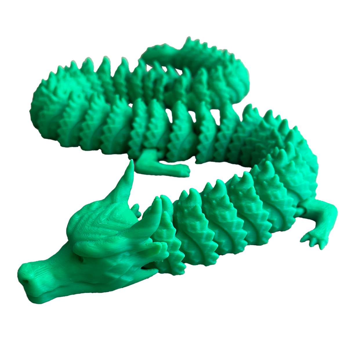 Chiński Smok z Ruchomym Ogonem - Figurka 3D